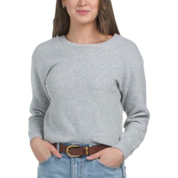 ALMOST FAMOUS Wear Me Two Ways V-neck Sweater With Bow Detailing - Picture 1 of 3